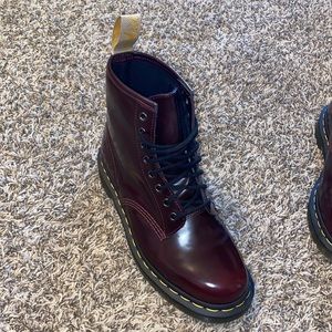 Dark cherry Doc Martins